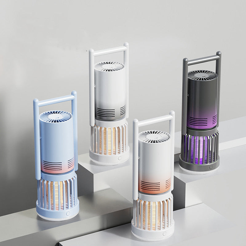 Norvo | 2025 Ny 3-i-1 Utendørs Vifte & Myggdreper Lampe