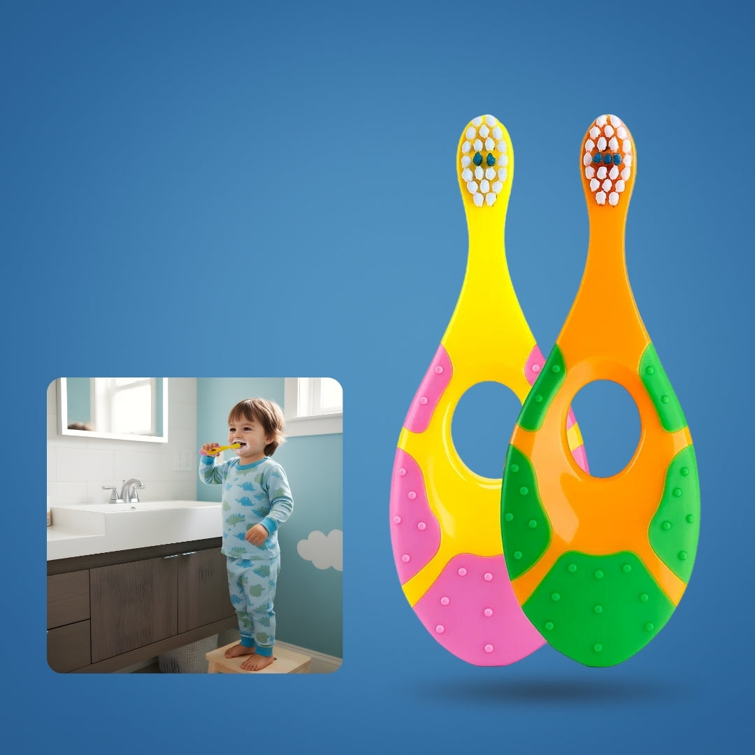 Gentle Clean – Ergonomisk Håndtak – Beskytter Følsomme Gummier – Fremmer Uavhengighet og Glade Smil Norvo