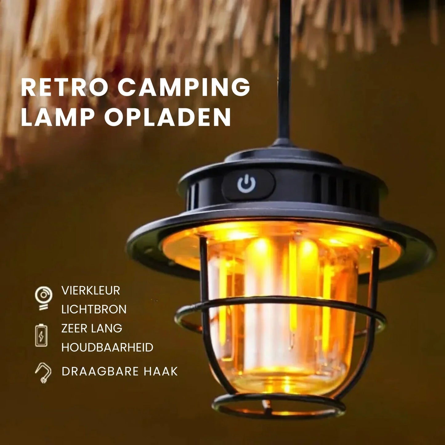Norvo | Oppladbar LED Campinglampe
