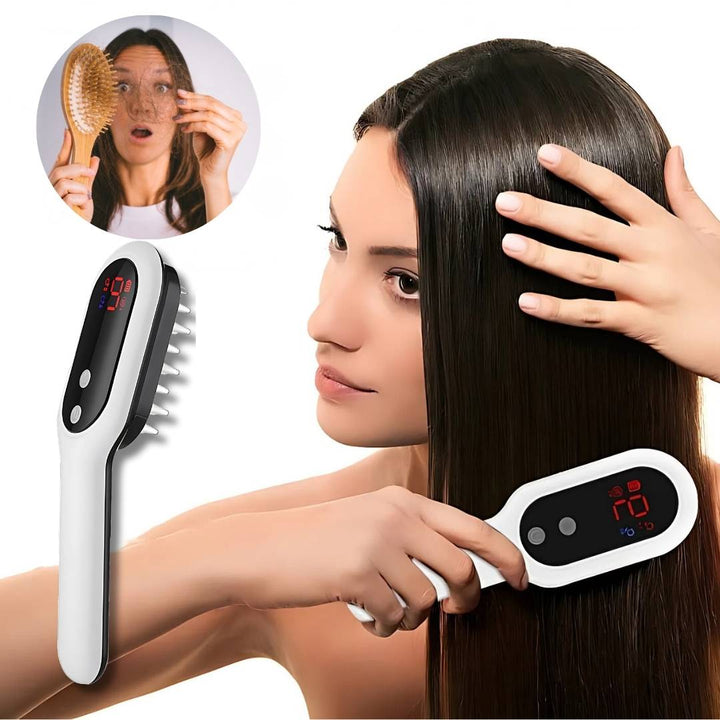 RevitalHair Elektrisk Hårkam for Hårvekst | Anti Hårtap Enhet - for Hårtynning - Hodebunnsmassasje - Hårvekst Norvo