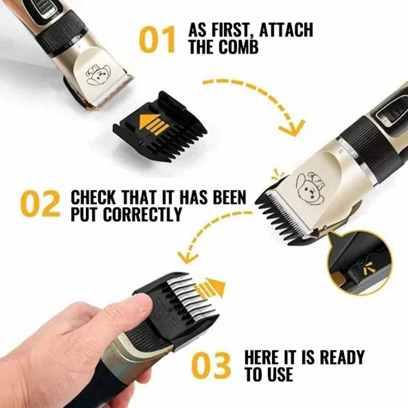 Norvo | Ultra-Stille Profesjonell Hundeklipper