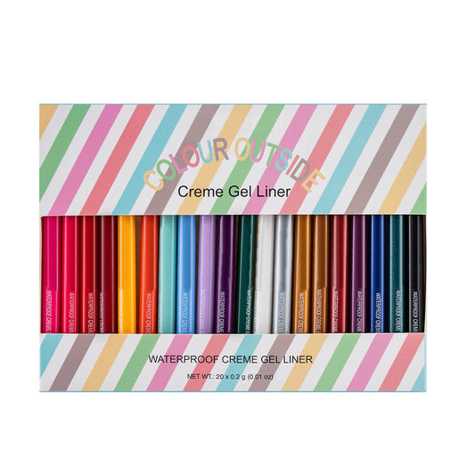 Norvo | 20 PCS Fargerik Eyeliner Blyant Sett