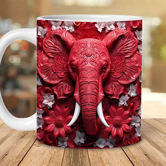 Norvo | 3D Elefant Blomsterkopp