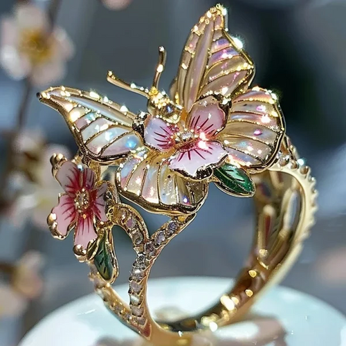 Butterfly flower ring | Norvo