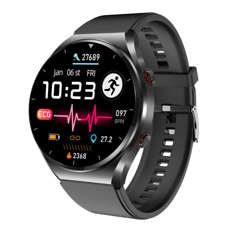 Norvo |  Én-Klikk Blodsukker Blodtrykk Ekg/Ekg Hrv Hjerteovervåking Suga Pro Helse Smartswatch