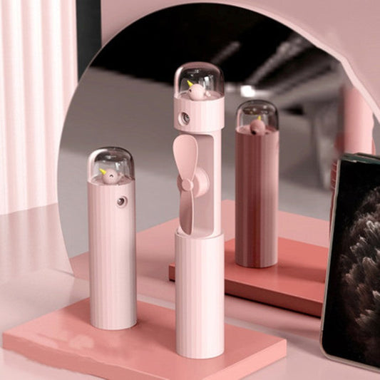 Norvo | Bærbar og oppladbar håndholdt kjølende sprøytevifte med 20 ml vanntank og stort batterikapasitet, for utendørs kjøling, strand, reise, park