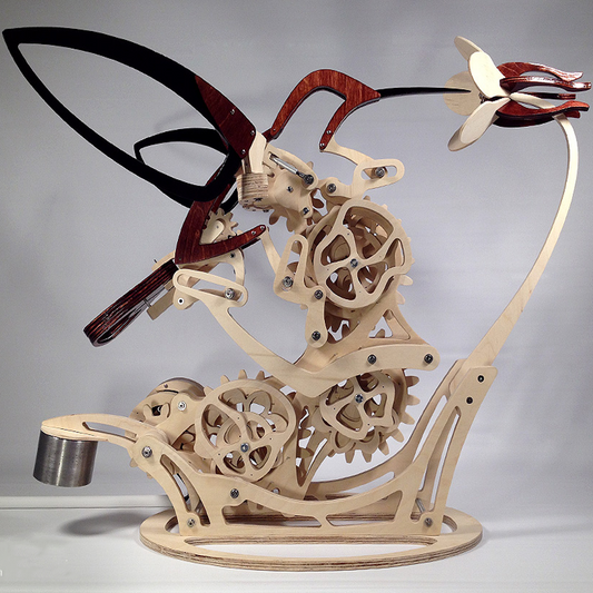Norvo | Tre kinetisk kolibri skulptur