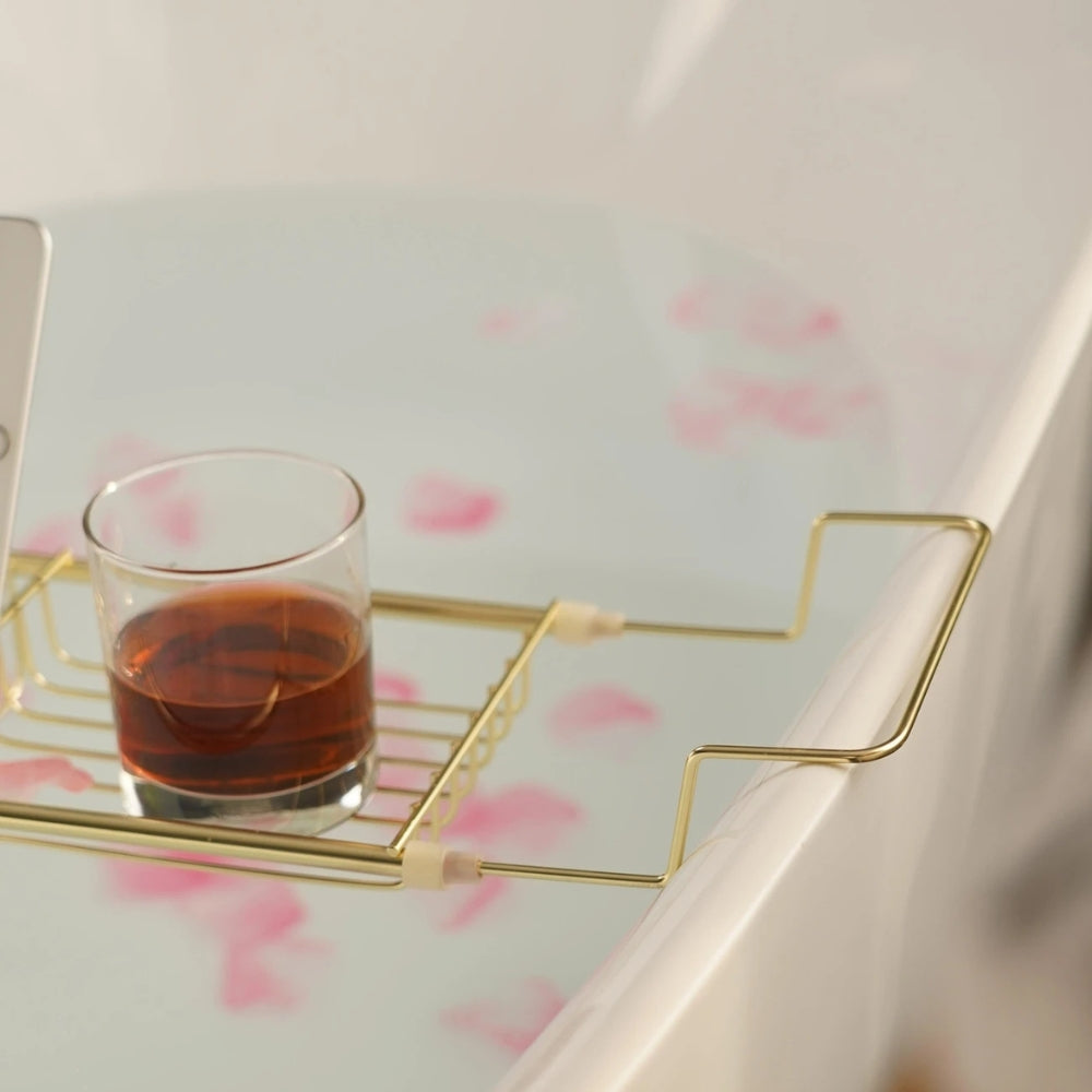 Norvo | Justerbar Badekar Caddy Tray i Rustfritt Stål