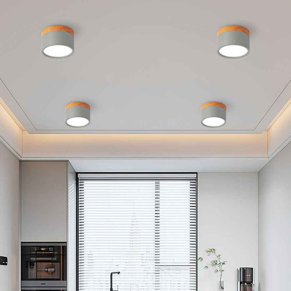 Norvo | LED Taklampe Moderne Flush Mount Sylinder