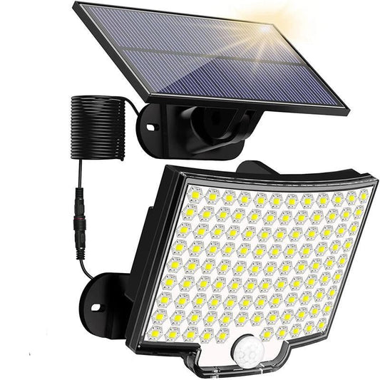 Norvo | 106 LED Solcelle Utebelysning med Bevegelsessensor