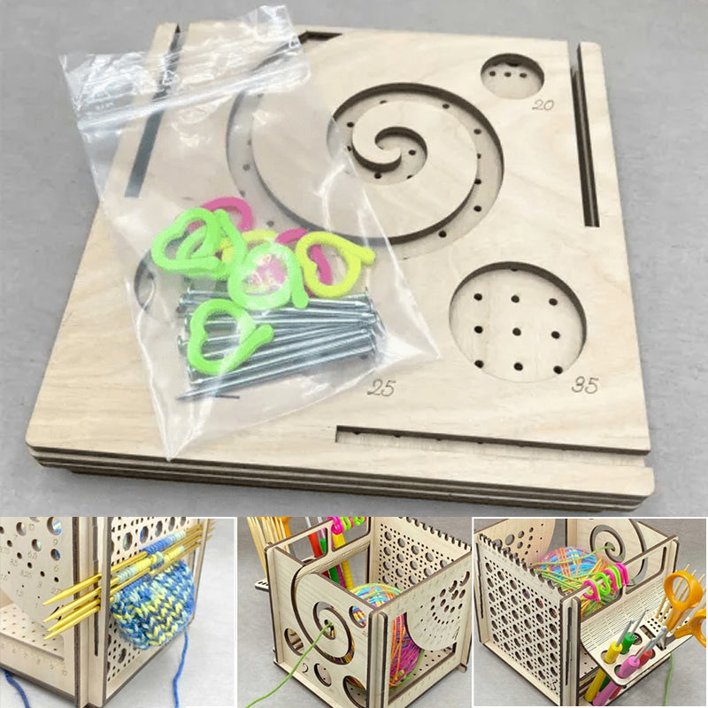 Norvo | Alt-i-ett Tre Garnbolle - Multifunksjonelt Strikkverktøy