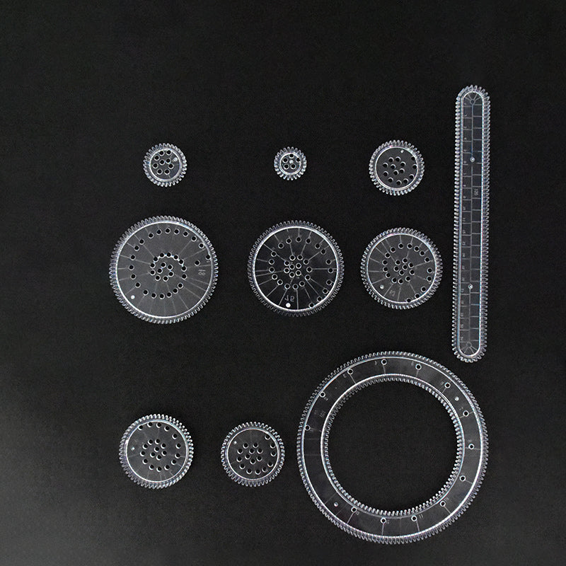 Norvo | SpiralScribe | Oppdag endeløse mønstre - Spirograph linjal for timer med kreativ moro