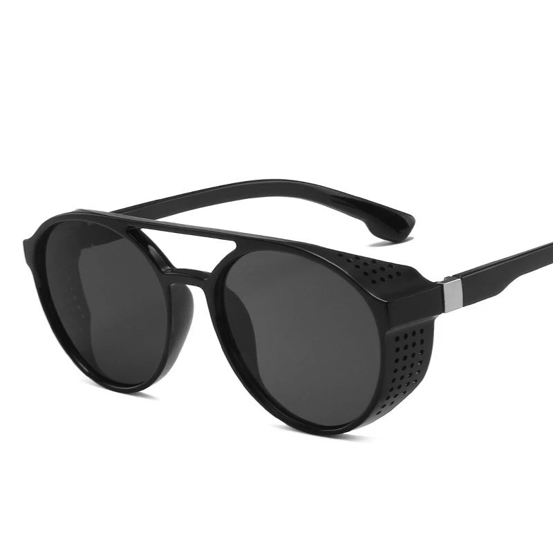 Falko Shades - Retro Rund Solbrille for Stilig Beskyttelse