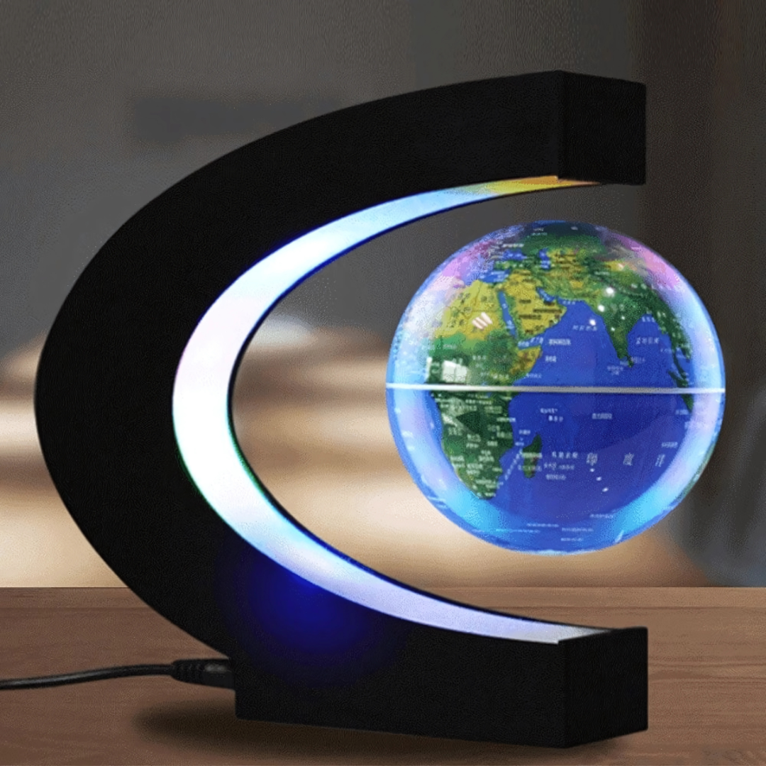 Norvo | AstroGlobe LED Verdens Globe – Flytende Globe Lampe med Magnetisk Oppheng