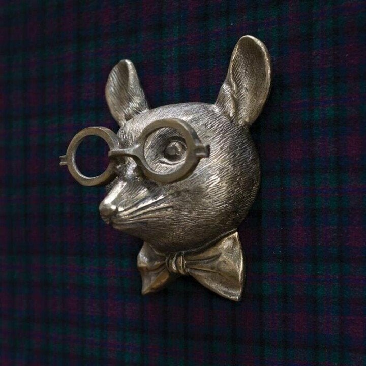 Norvo | ArtBeest Dyrehode Veggdekorasjon – Håndmalte Lekne Figurer Laget av Harpiks