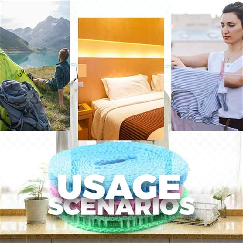 Norvo | Bærbar klessnor for utendørs og hjem