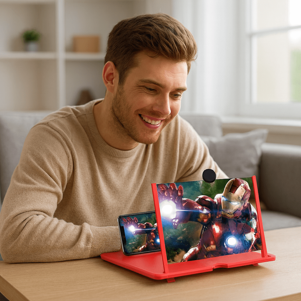 Norvo | Sammenleggbar HD skjermforstørrer for smarttelefoner