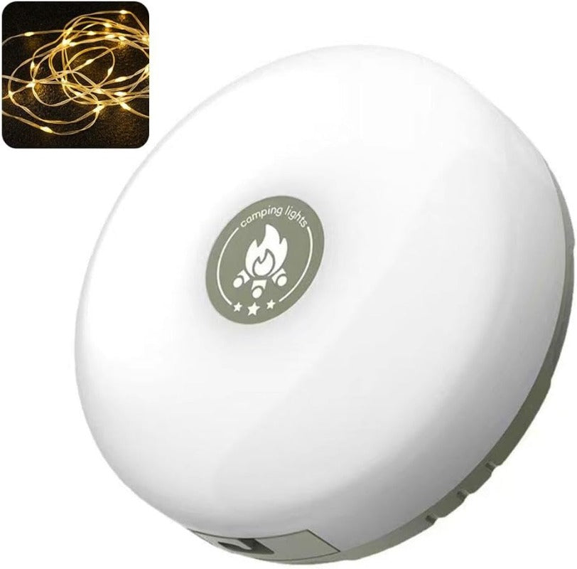 Norvo | Kompakt LED campinglampe med USB-oppladbar og magnetisk base