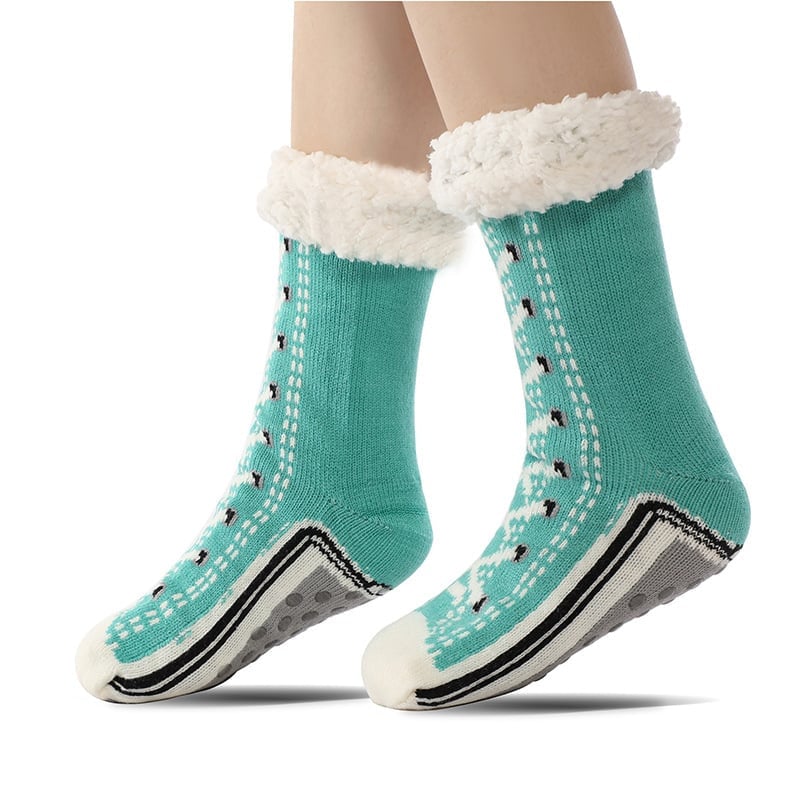 Norvo | Ultra-tykke Cashmere Slippers Sokker S