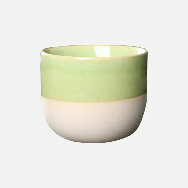 Norvo | Håndlaget keramikk kopp – Blå glasert tebolle