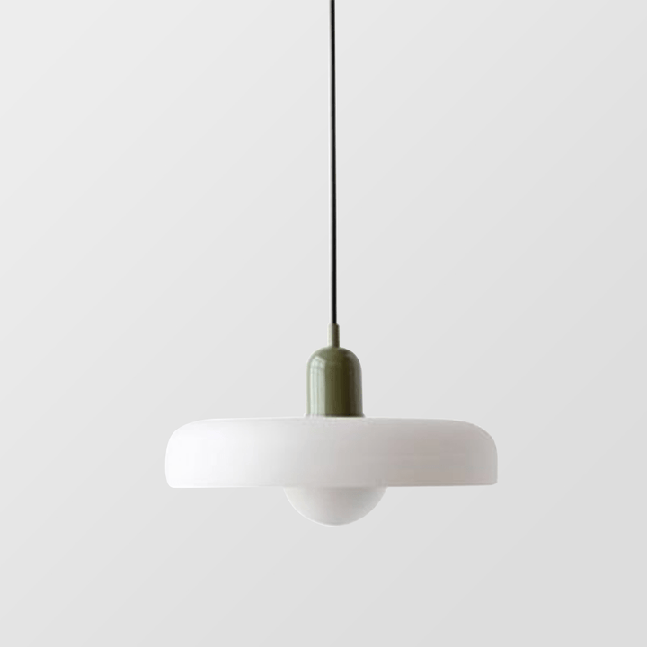 Norvo | Bauhaus Farget Glasspendellampe for Moderne Interiører