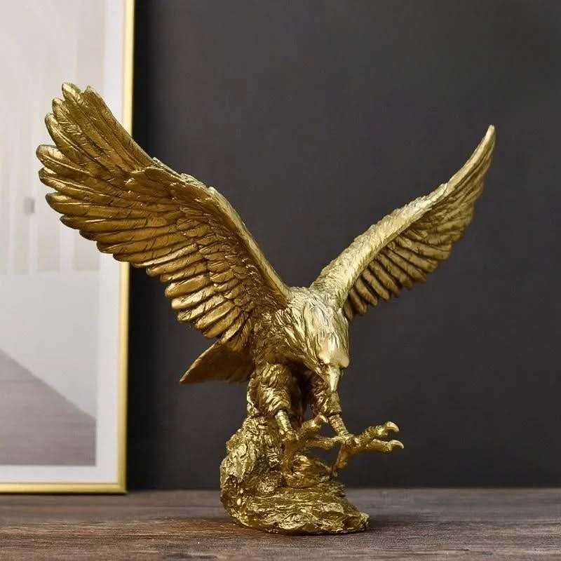 Norvo | Golden Eagle Statue – Luksus Dekor