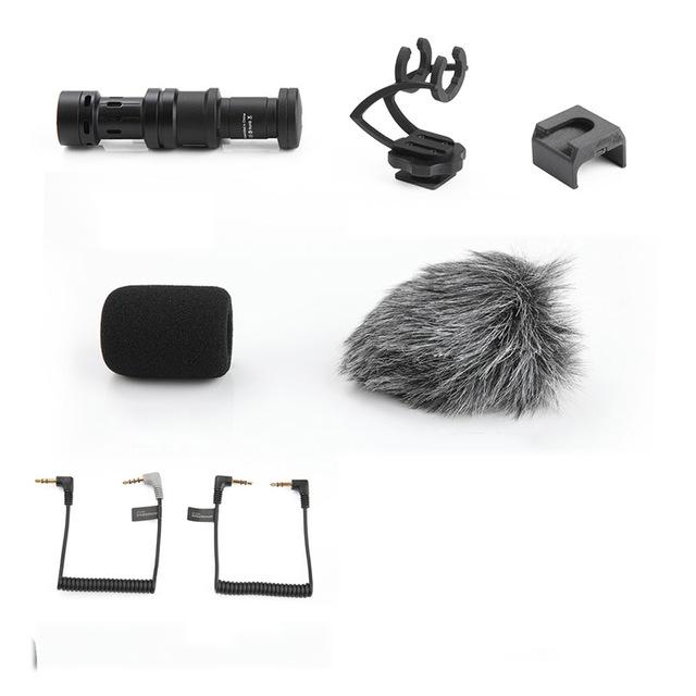2 i 1 Retningsbestemt Kondensator Video Mikrofon Monter for Mobiltelefon | Norvo