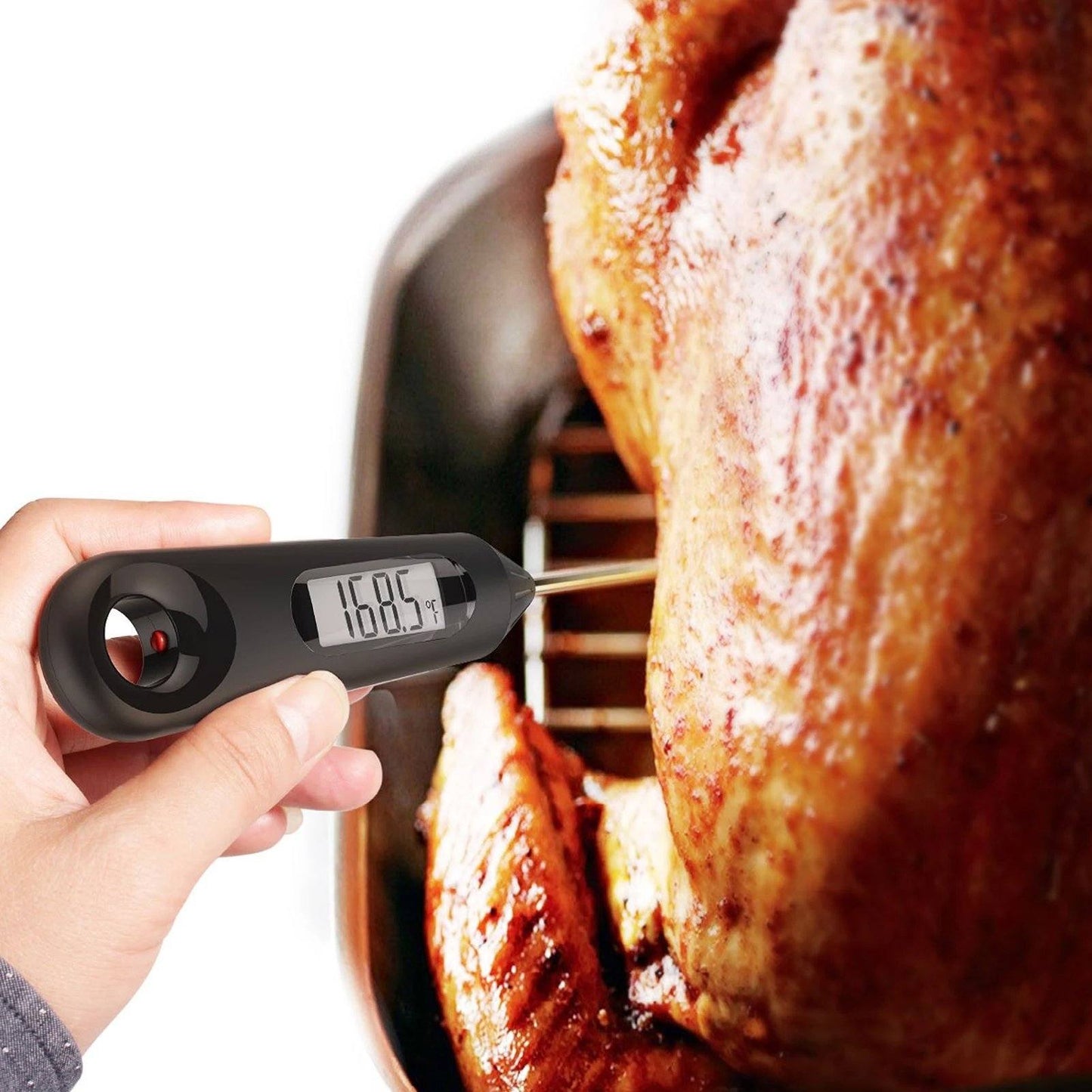 Norvo | 2-i-1 Instant-lese Mat Termometer og Eggvisp