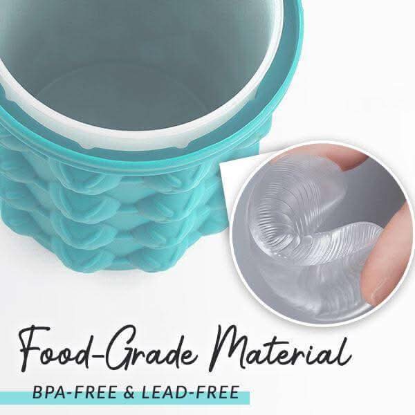 Norvo | Plassbesparende 2-i-1 silikon isbitbrett med kjølefunksjon