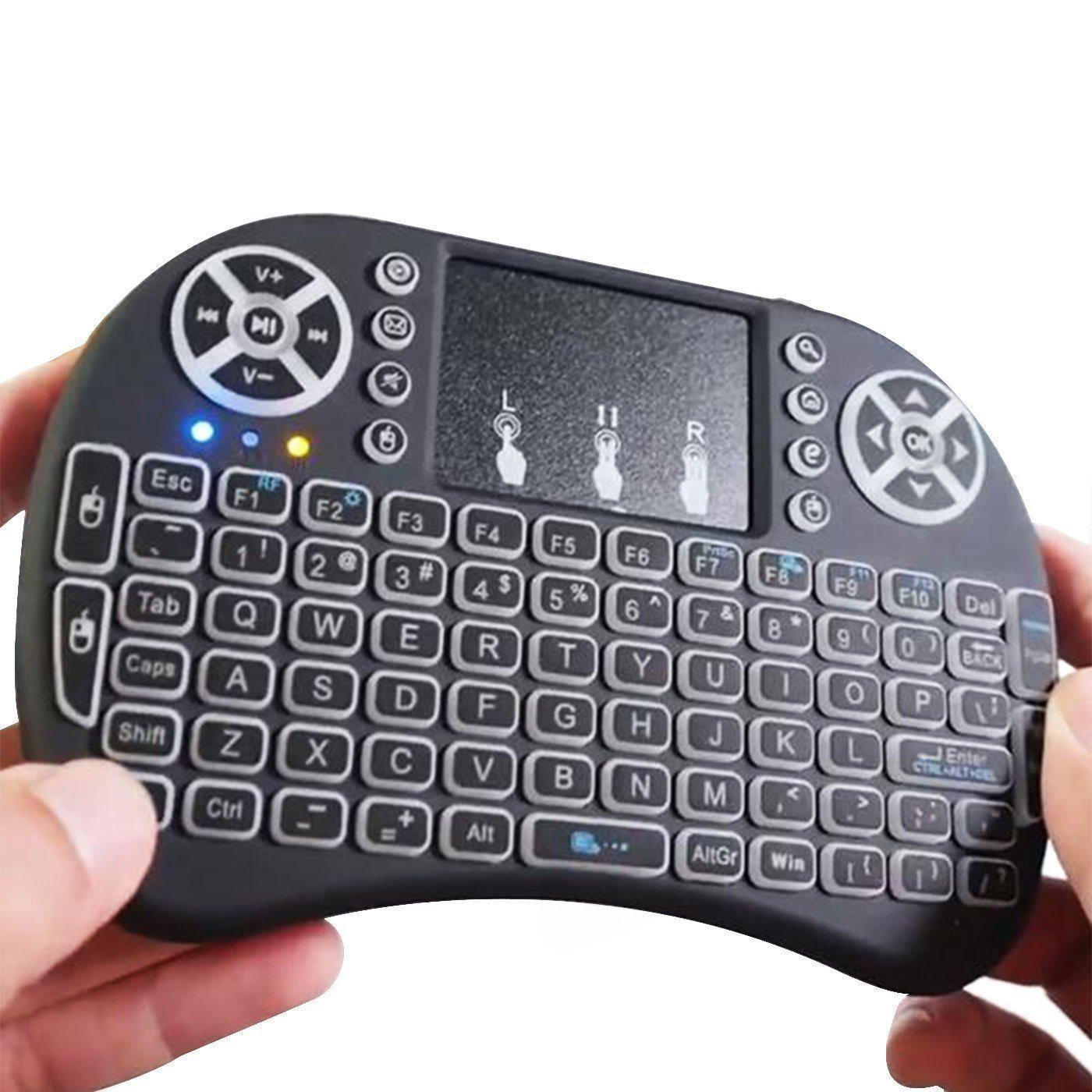 Norvo | LED Belyset Trådløs Mini Tastatur