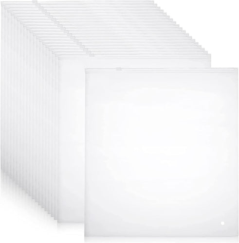 Frendorf | Multibruks frostet glidelåsposer – 20-pack plastklesekker (Kjøp 2 sett, få 1 GRATIS)
