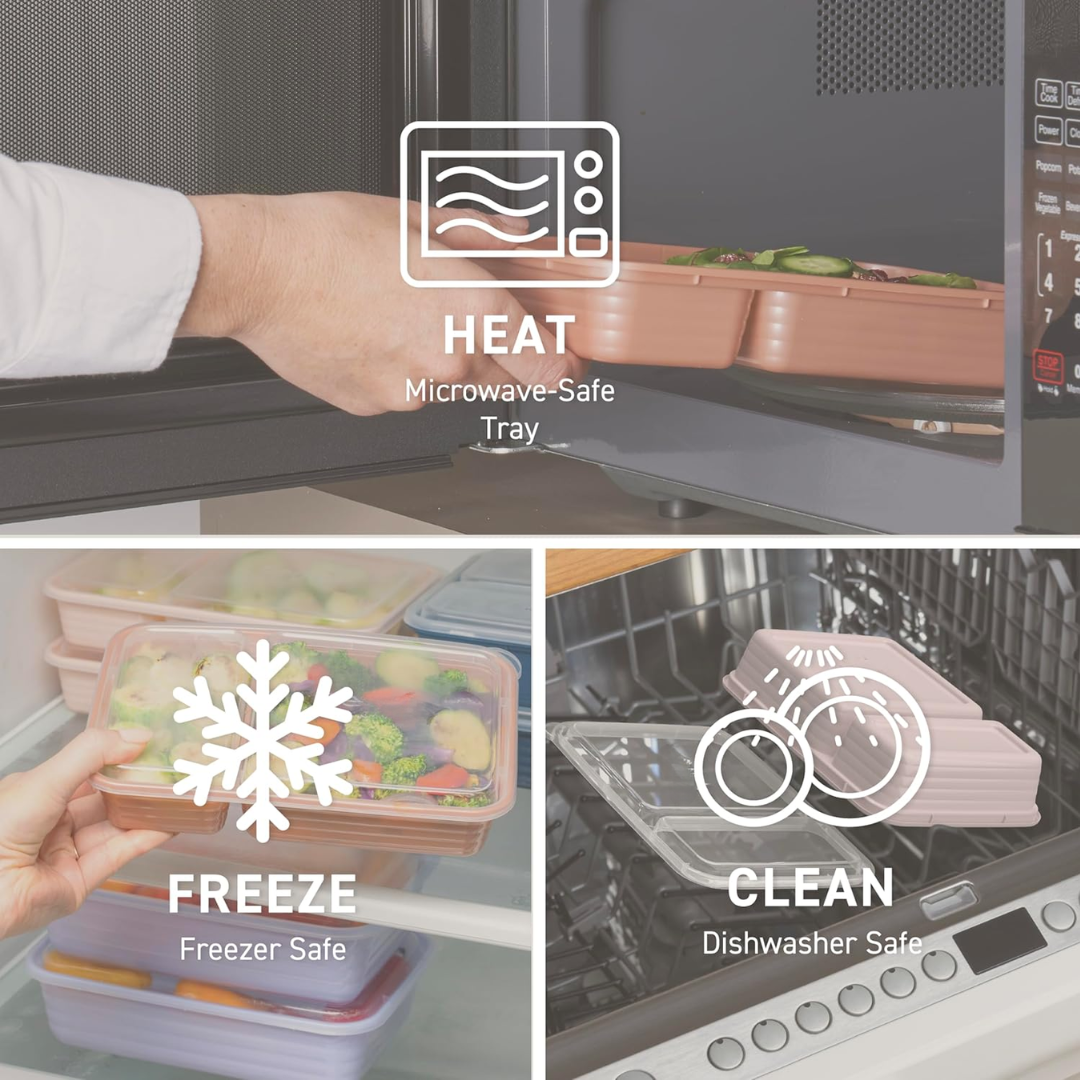 Frendorf | 20-delt gjenbrukbare 2-roms matbokser