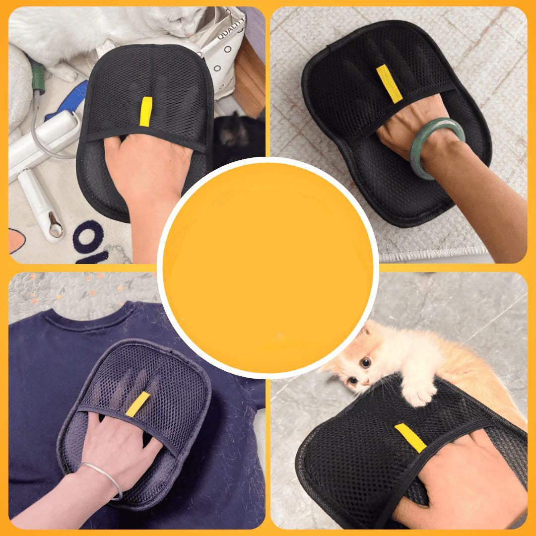 Norvo | FurEase – Kjæledyrhårfjerningshanske for alle pels typer | Skånsom grooming & røyting løsning