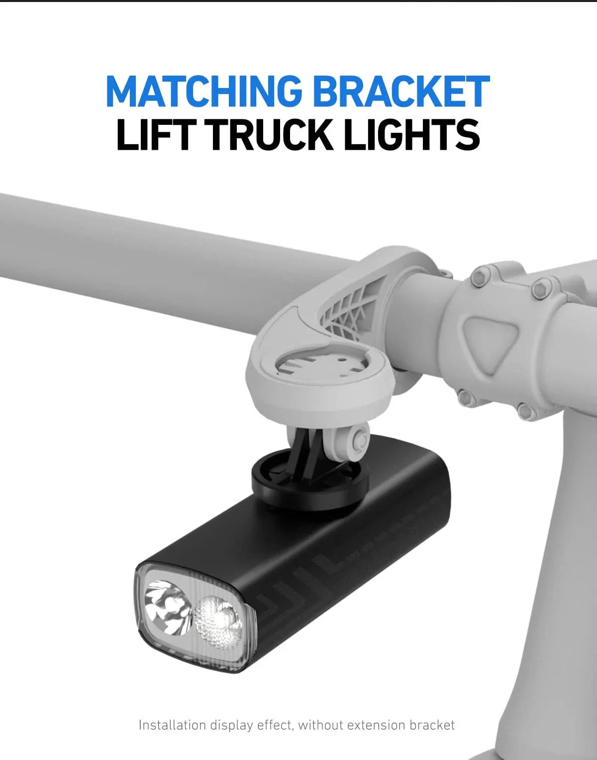 Norvo | Kraftig LED sykkellykt med 2000 lumen og IPX6 vanntettekking