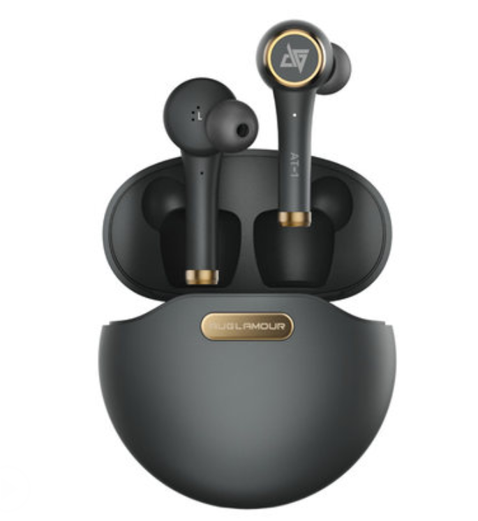 Norvo | Bluetooth 5.0 True Wireless Stereo Ørepropper med innebygd mikrofon, IPX5 vanntett, førsteklasses lyd, for sport, løping og mer