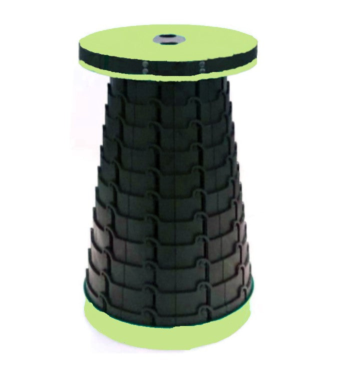 Norvo | Bærbar og lett sammenleggbart stol, med maksimal belastning 150kg og tolv nivåer, for fiske, grill, utendørs, innendørs, kjøkken og mer