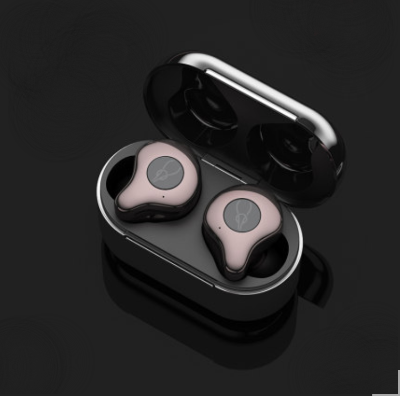 Norvo | Bluetooth5.0 TWS True Wireless Mini In-Ear Hodetelefoner med Ultra Lang Ventetid, Bilateral Stereo, Aktiv Støydemping, IPX5 Vanntett, Lav Latens, for Læring, Sport, Lytting til Musikk, Anrop