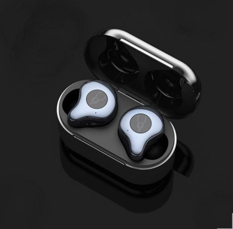Norvo | Bluetooth5.0 TWS True Wireless Mini In-Ear Hodetelefoner med Ultra Lang Ventetid, Bilateral Stereo, Aktiv Støydemping, IPX5 Vanntett, Lav Latens, for Læring, Sport, Lytting til Musikk, Anrop
