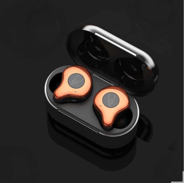 Norvo | Bluetooth5.0 TWS True Wireless Mini In-Ear Hodetelefoner med Ultra Lang Ventetid, Bilateral Stereo, Aktiv Støydemping, IPX5 Vanntett, Lav Latens, for Læring, Sport, Lytting til Musikk, Anrop