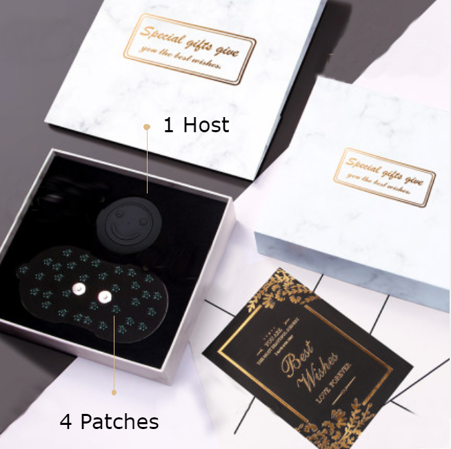 Norvo | Bærbar oppladbar smart mini massasjeger med pulsmassasje, 6 moduser og 10 intensiteter for arbeid, underholdning, kjøring og reise