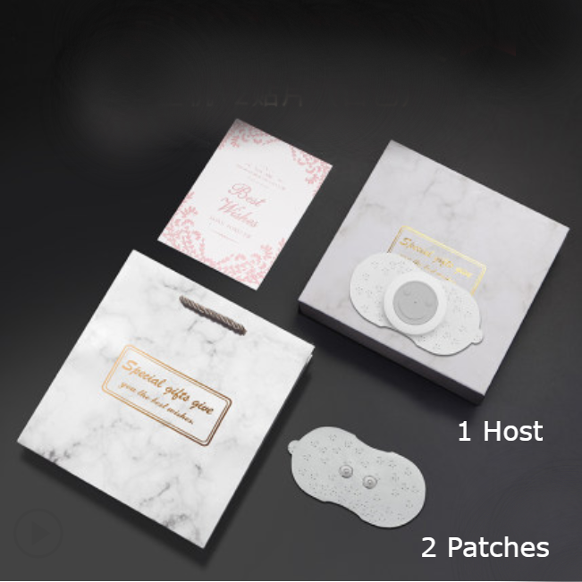 Norvo | Bærbar oppladbar smart mini massasjeger med pulsmassasje, 6 moduser og 10 intensiteter for arbeid, underholdning, kjøring og reise