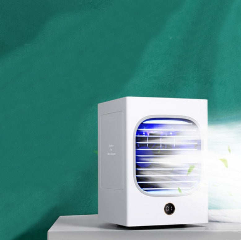 Norvo | Oppladbar Hode-vifting Vifte, med 120¬∞ Hode-vifting, UV Lampe, Rask Kjøling, Digital Skjerm, 3 Moduser, Lav Støy og Stor Vind, for Hjem, Kontor, Fest og Mer