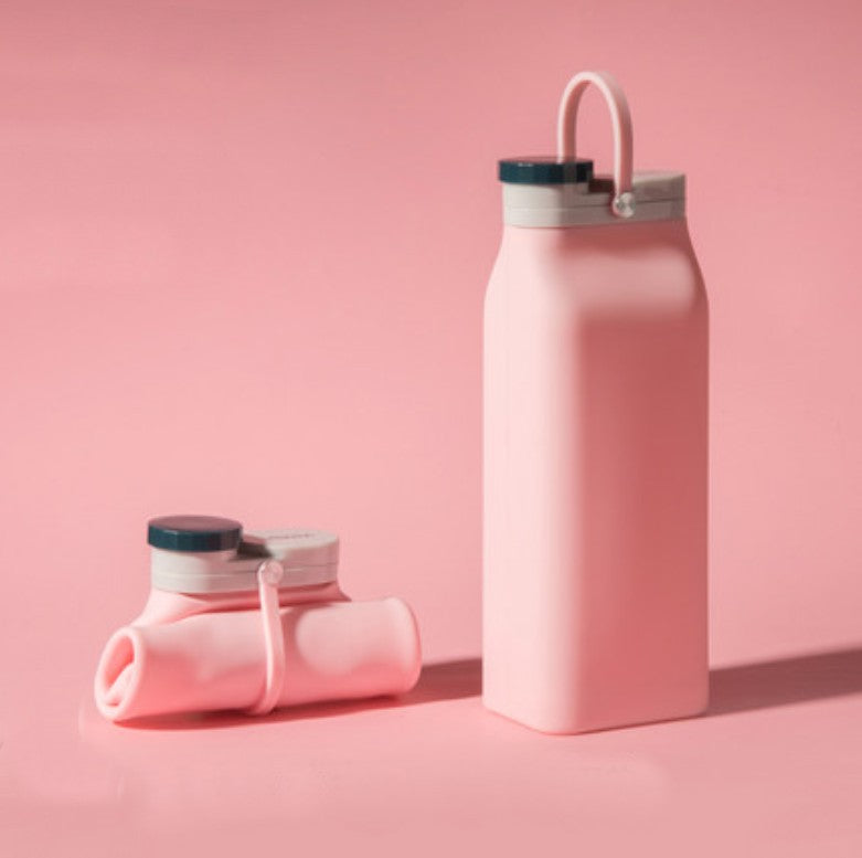 Norvo | Bærbar Silikon Vannflaske, med Høytemperatur Resistens Design, Enkel å Rengjøre, Sammenleggbar, Stor Kapasitet og Matkvalitet Silikon, for Reise, Sport, Camping og Mer