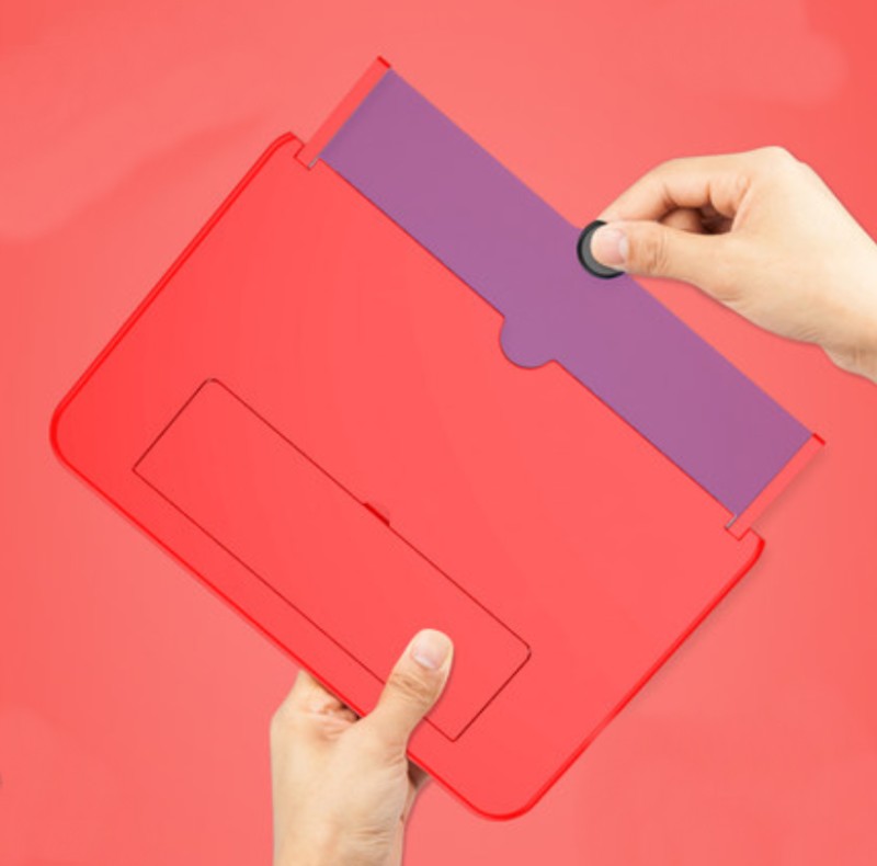 Norvo | 12" Sammenleggbar Smarttelefon Skjermforsterker Projektor, med Anti Blått Lys, Stor Skjerm, Passer for å Se Filmvideoer på Alle Smarttelefoner