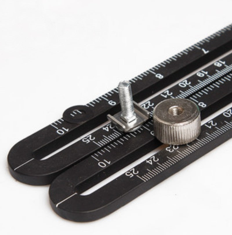 Norvo | Multi-vinkel målerlineal med 6 sammenleggbare sider, for håndverkere, byggere, håndverksmenn, snekkere, taktekkere og mer