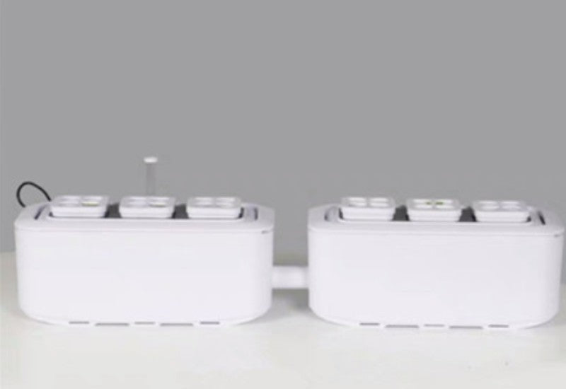 Norvo | Intelligent Hydroponic Soilless Cultivation Pot with Automatic Watering, Water Level Indication and Electronic Control, for Home and Office (med US Standardplugg, 110v~220v)