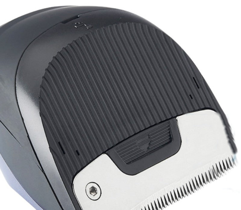 Norvo | Oppladbar håndholdt trådløs elektrisk hårklipper, med rustfritt stålklinge, vaskbart design, flere lengdekontrollkammer og USB-ladekabel, for familibruk