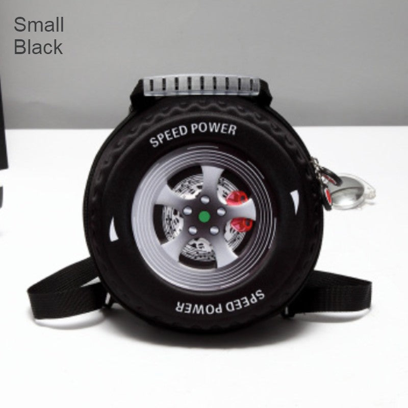 Norvo | Kul 3D Racing Bil Dekk Ryggsekk, for Barnehage & Førskole, Gutter & Jenter