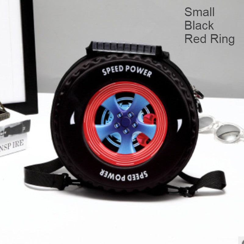 Norvo | Kul 3D Racing Bil Dekk Ryggsekk, for Barnehage & Førskole, Gutter & Jenter