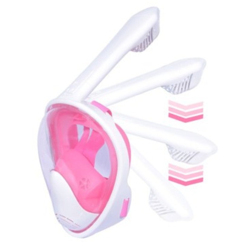 Norvo | Sammenleggbart Heldekkende Snorkelmaske, med 180 Grader Panoramautsikt, Antidugg & Antilekkasjedesign, for Barn og Voksne (1 stk)